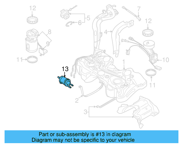 Fuel Filter 1K0-201-051-K - View 5