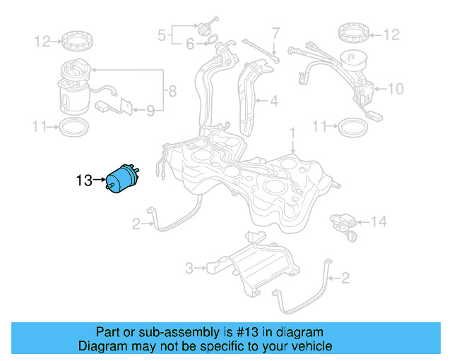 Fuel Filter 1K0-201-051-K - View 33