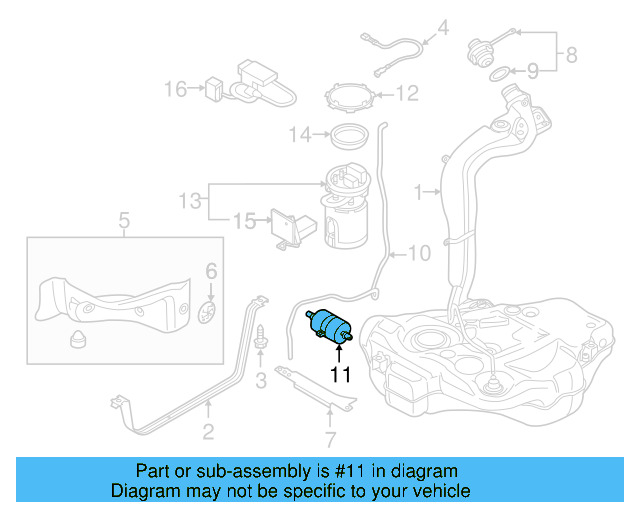 Fuel Filter 1K0-201-051-K - View 11