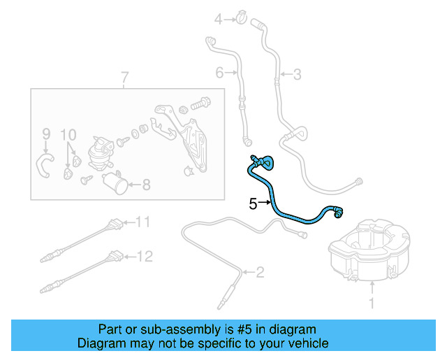 Connector Tube 1K0-201-160-AF - View 9