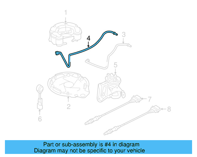 Breather Tube 1K0-201-160-AL - View 6