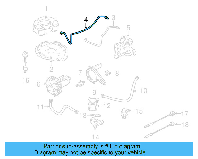 Air Tube 1K0-201-160-BK