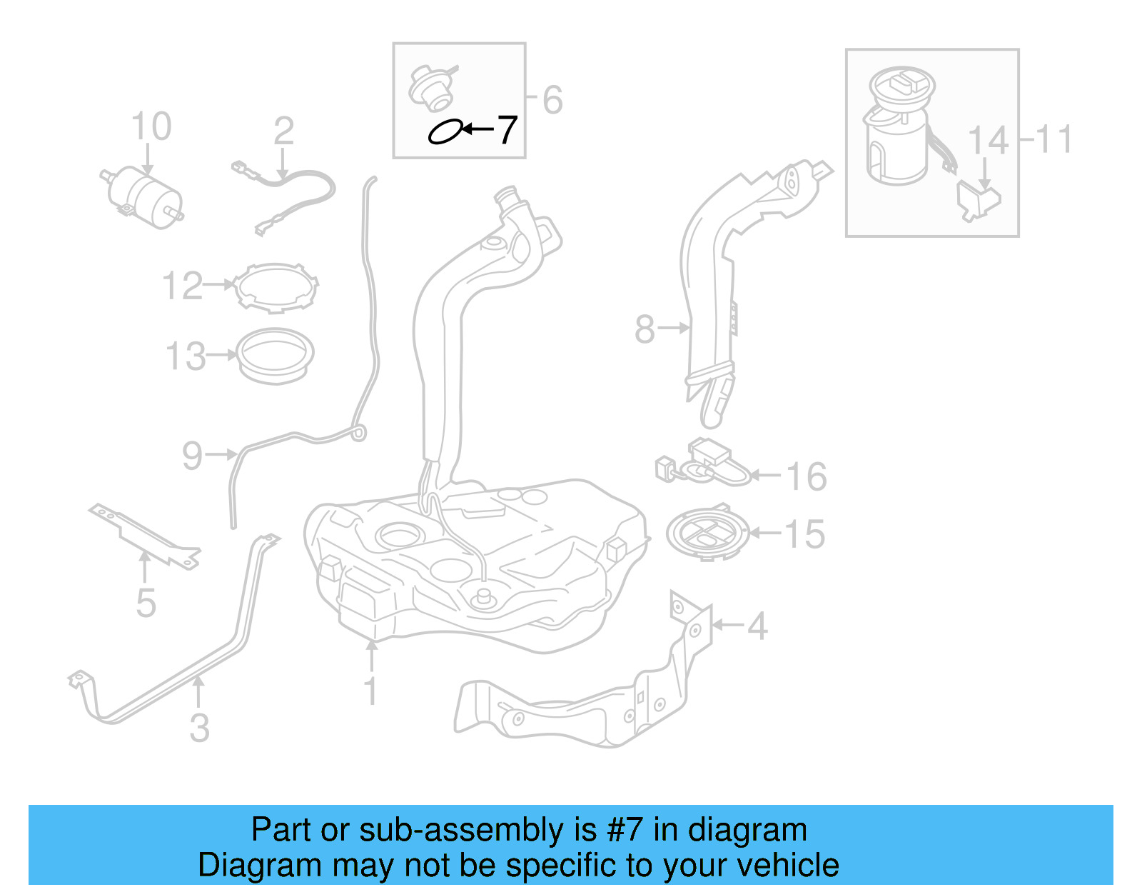 Fuel Cap Seal 1K0-201-557-A - View 41