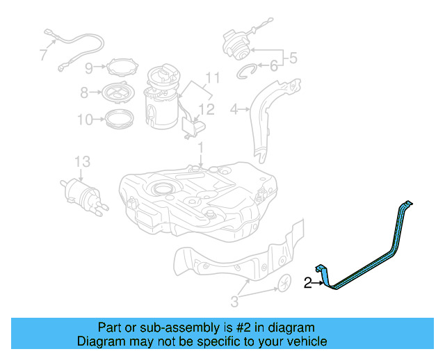 Tank Strap 1K0-201-656-C - View 29