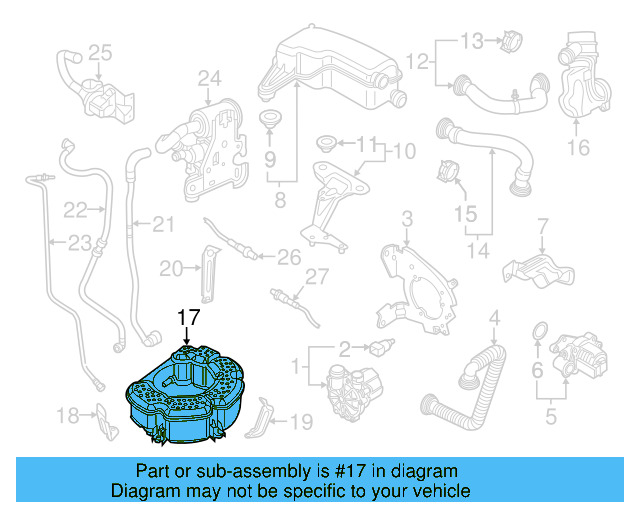 Vapor Canister 1K0-201-797-C - View 37