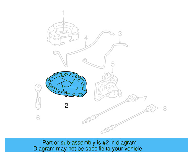 Vapor Canister Cover 1K0-201-980 - View 3