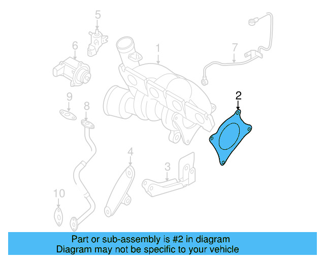 Converter & Pipe Gasket 1K0-253-115-AB - View 12