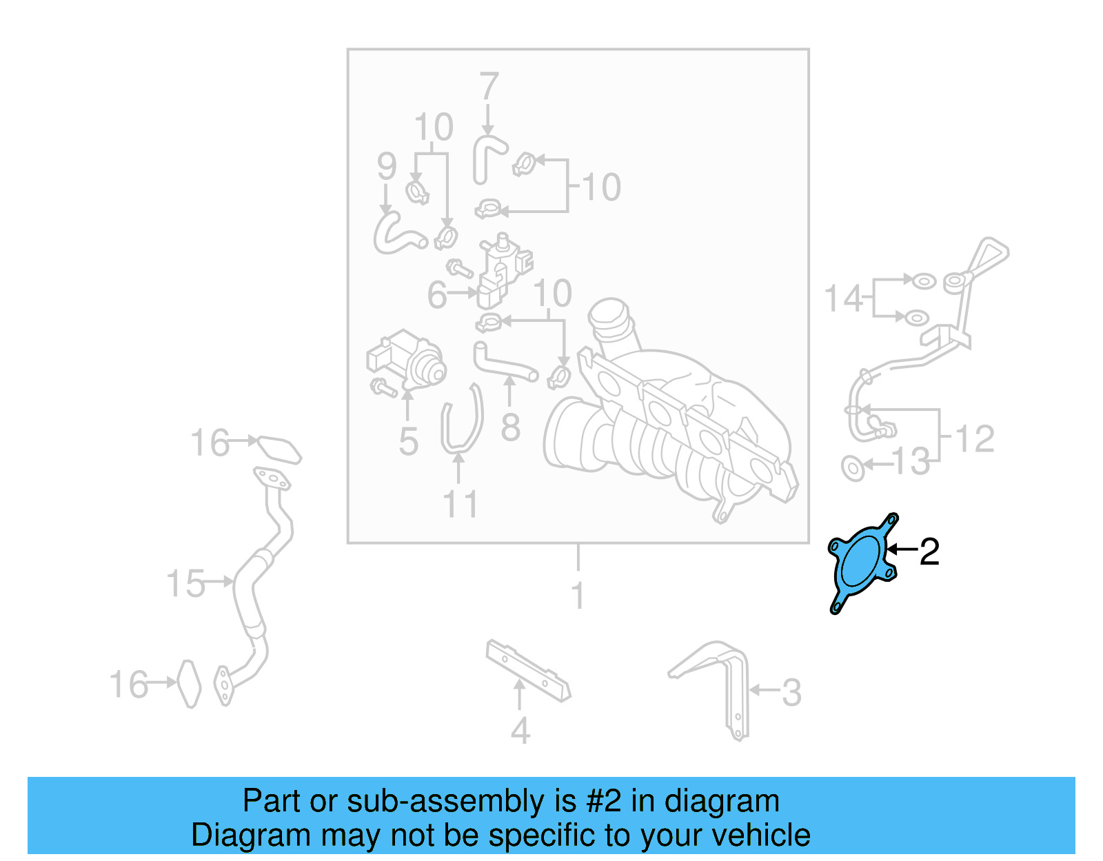 Converter & Pipe Gasket 1K0-253-115-AB - View 45