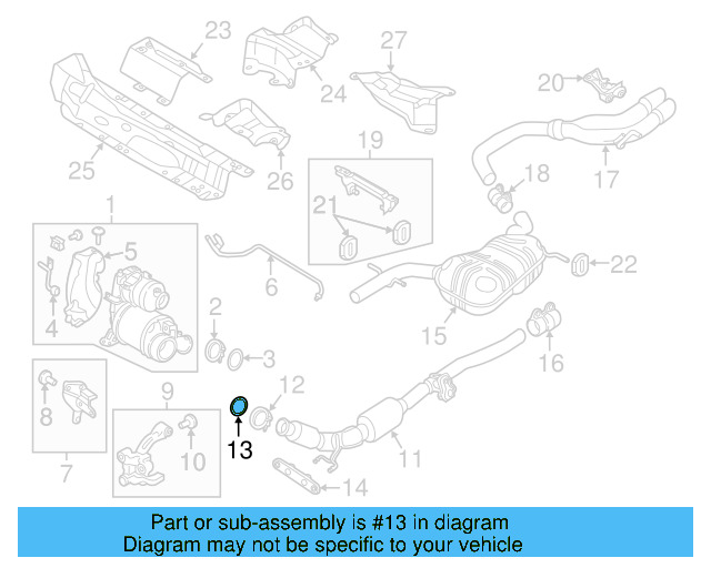 Converter & Pipe Gasket 1K0-253-115-AE - View 69