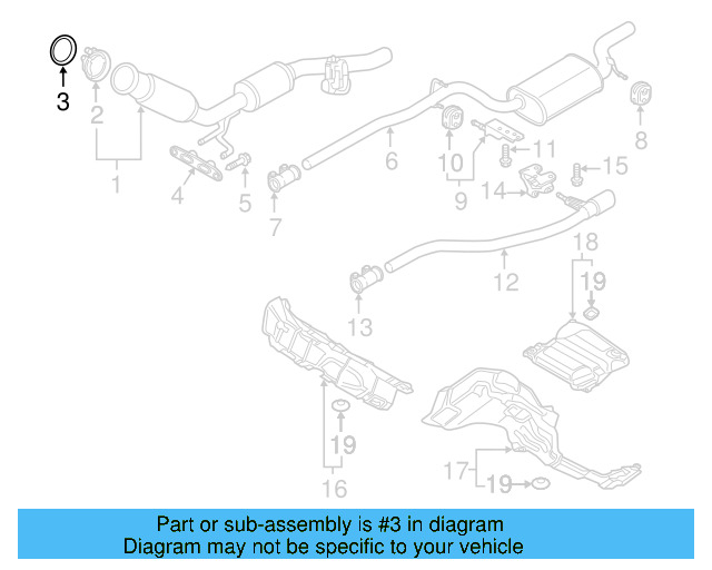Converter & Pipe Gasket 1K0-253-115-AE - View 89