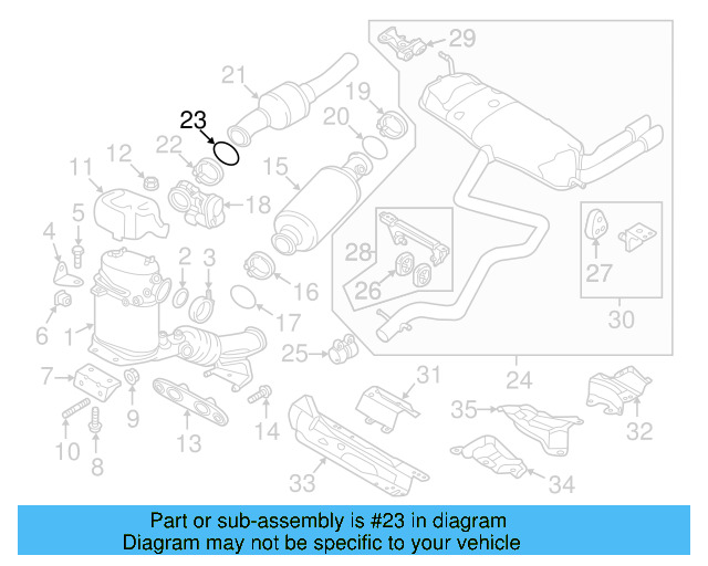 Converter & Pipe Gasket 1K0-253-115-AE - View 61