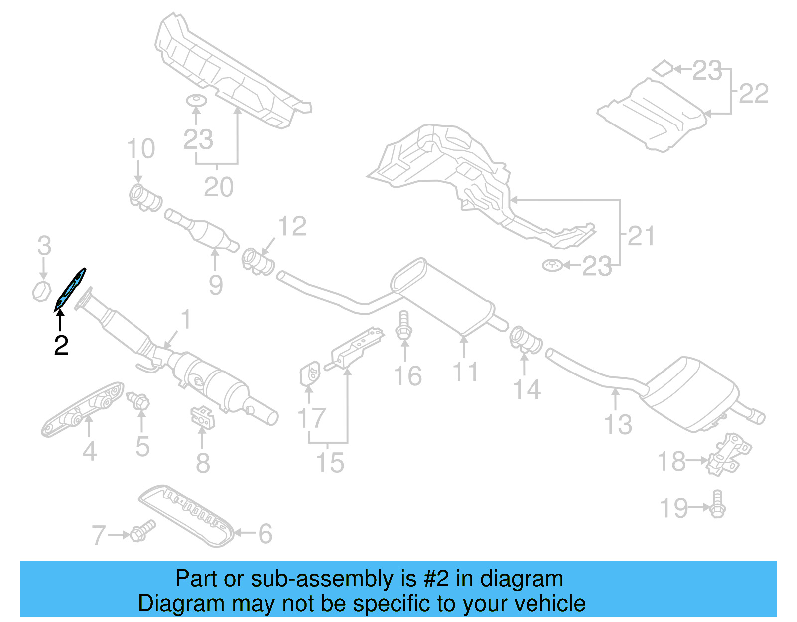 Converter & Pipe Gasket 1K0-253-115-J - View 20