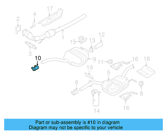 Muffler & Pipe Clamp 1K0-253-141-H - View 32