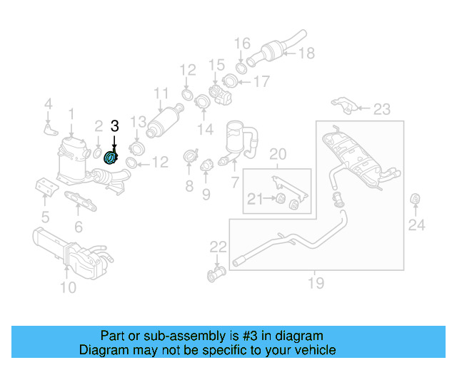 Muffler & Pipe Clamp 1K0-253-141-H - View 80
