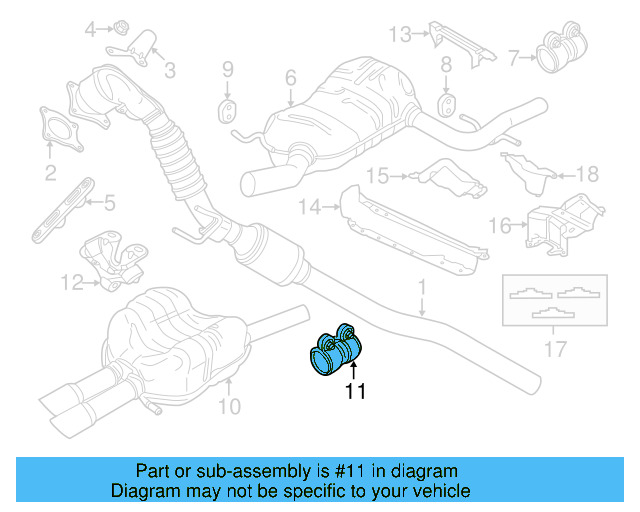 Muffler & Pipe Clamp 1K0-253-141-H - View 84