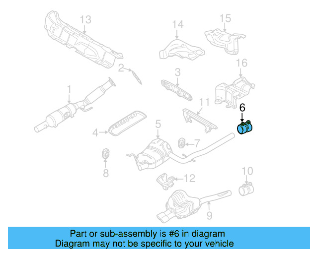 Muffler & Pipe Clamp 1K0-253-141-H - View 42