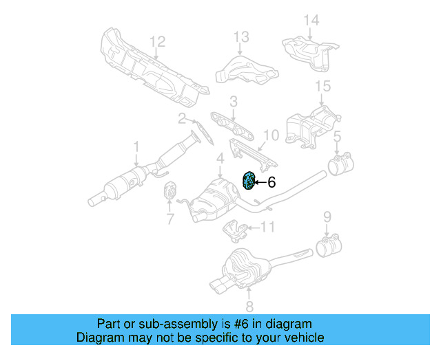 Muffler & Pipe Clamp 1K0-253-141-H - View 88