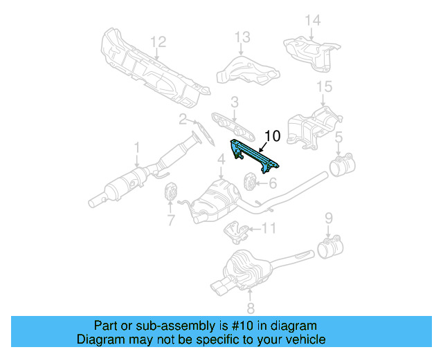 Muffler & Pipe Clamp 1K0-253-141-H - View 87