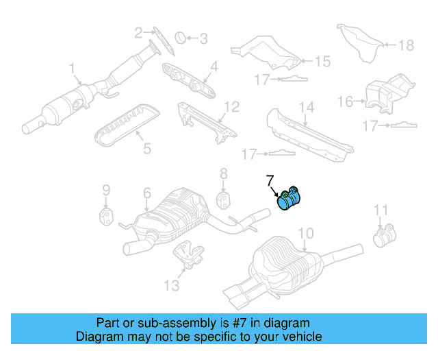 Muffler & Pipe Clamp 1K0-253-141-H - View 28