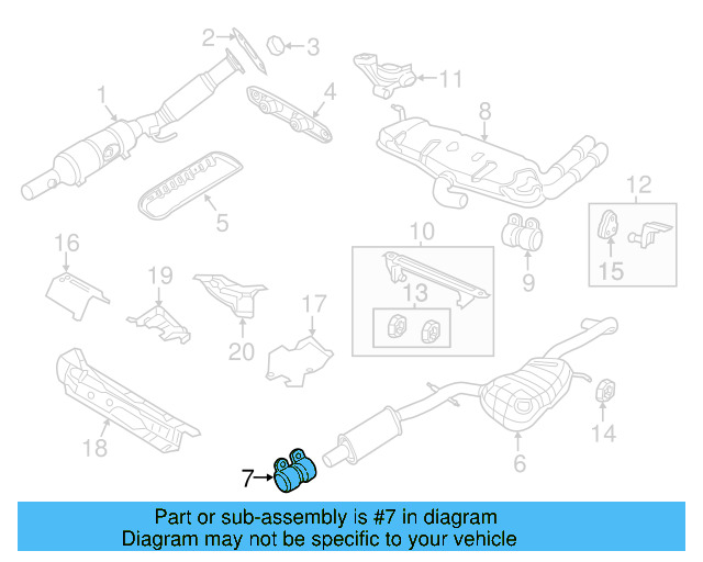 Muffler & Pipe Clamp 1K0-253-141-H - View 74