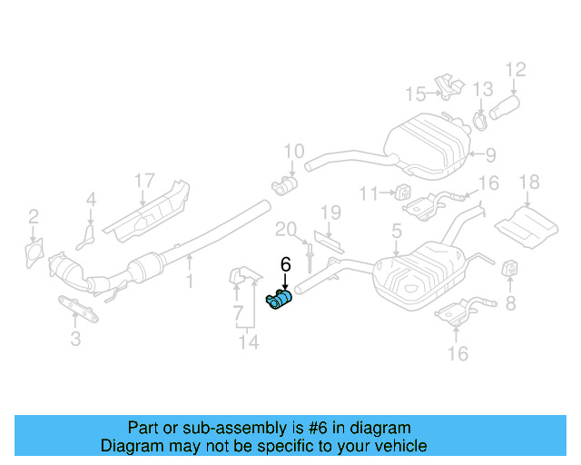 Muffler & Pipe Clamp 1K0-253-141-H - View 23