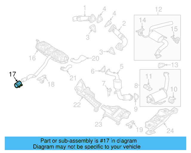 Muffler & Pipe Clamp 1K0-253-141-J - View 38