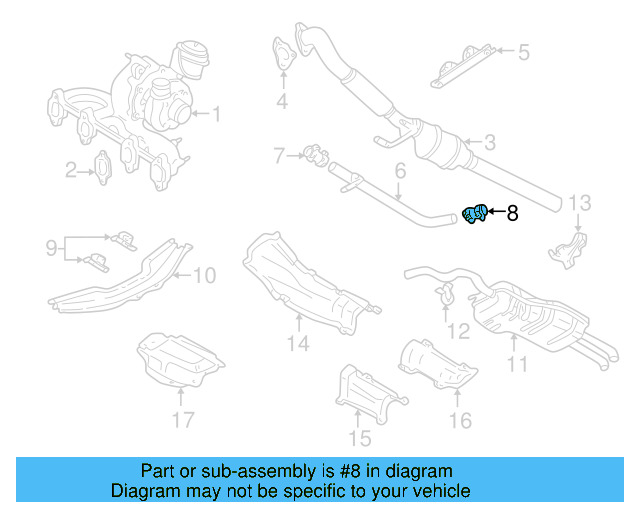 Muffler & Pipe Clamp 1K0-253-141-M - View 15