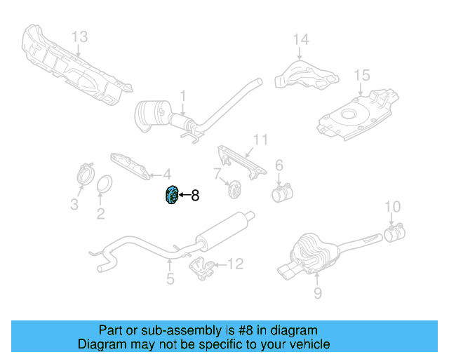 Muffler & Pipe Retainer Ring 1K0-253-147-E - View 39