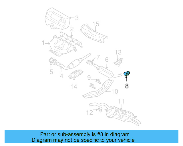 Muffler & Pipe Clamp 1K0-253-141-M - View 22