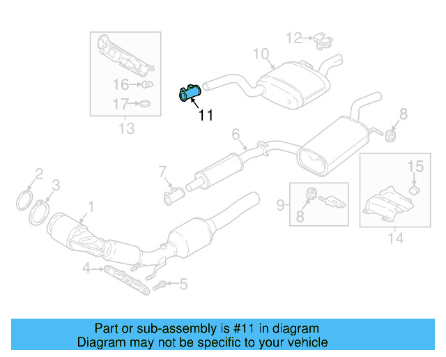 Muffler & Pipe Clamp 1K0-253-141-M - View 87