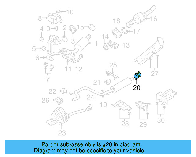 Converter & Pipe Clamp 1K0-253-725 - View 49