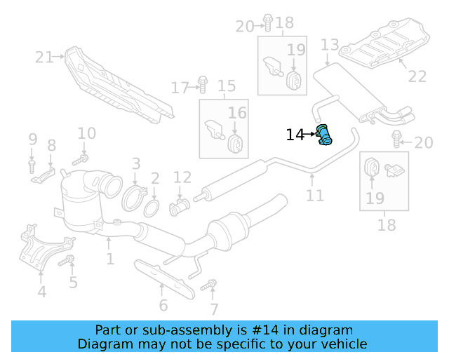 Rear Muffler Clamp 1K0-253-141-S - View 66