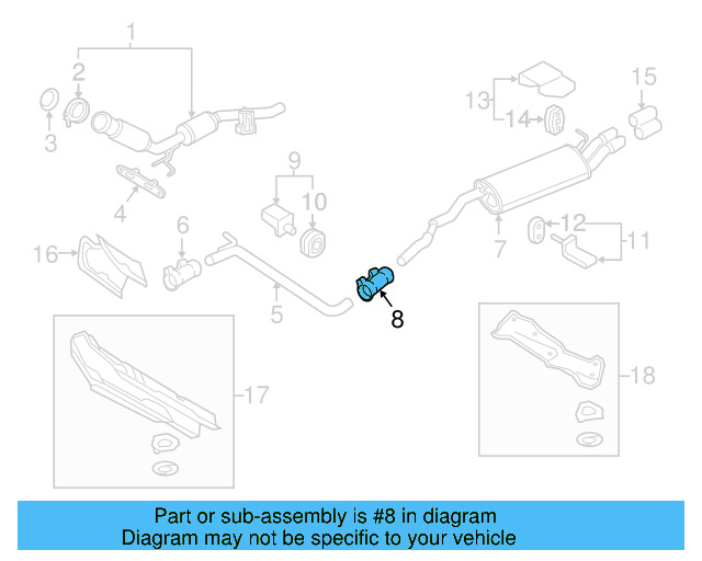 Rear Muffler Clamp 1K0-253-141-S - View 28