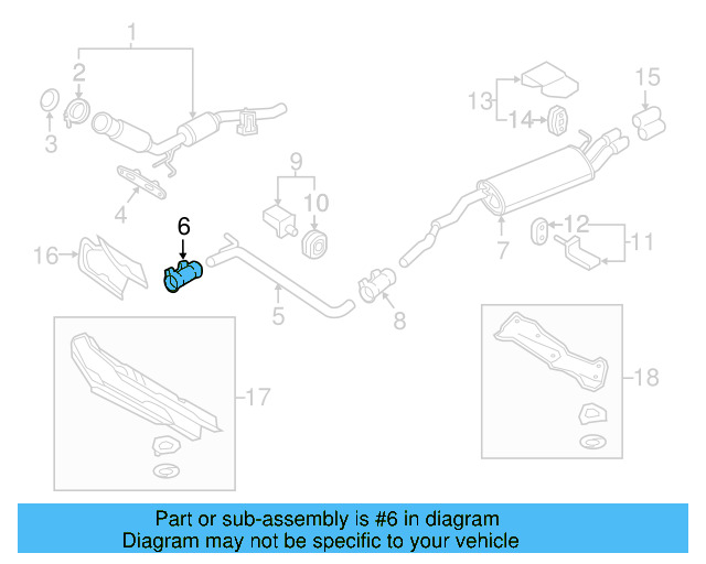 Rear Muffler Clamp 1K0-253-141-S - View 29