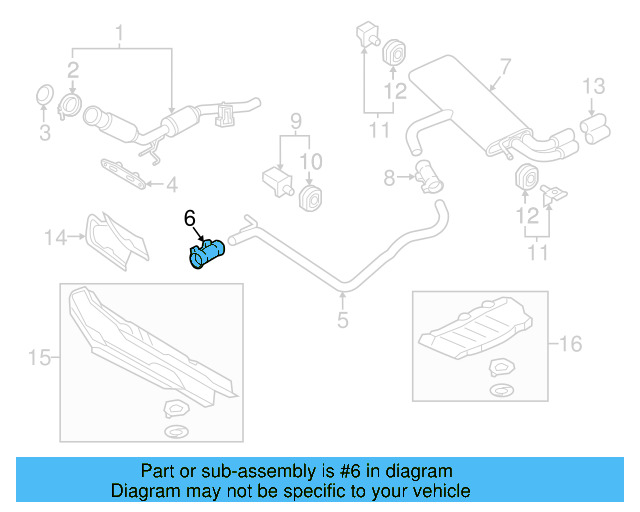 Rear Muffler Clamp 1K0-253-141-S - View 57