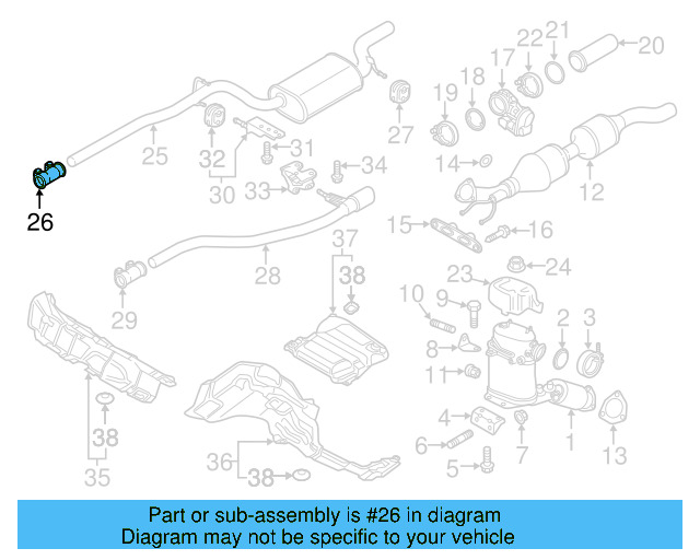 Muffler & Pipe Clamp 1K0-253-141-T - View 16