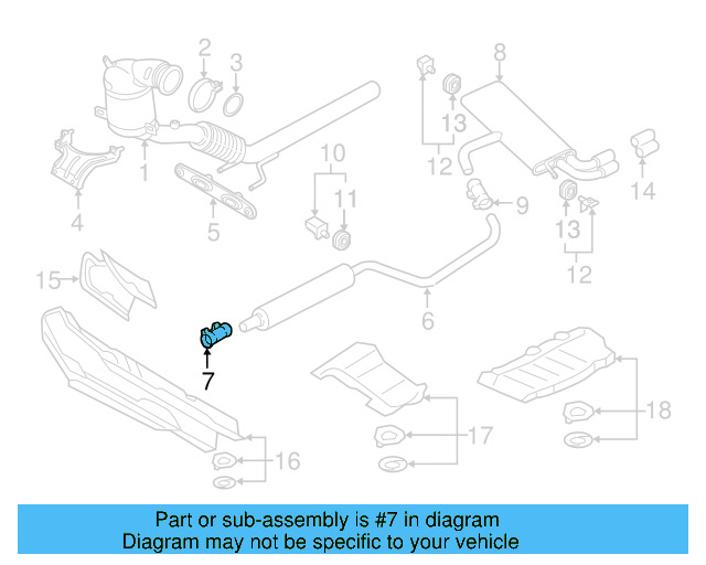 Muffler & Pipe Clamp 1K0-253-141-T - View 18