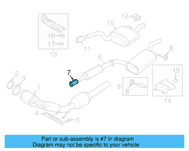 Muffler & Pipe Clamp 1K0-253-141-T - View 69