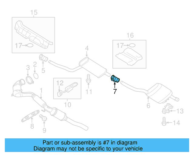 Muffler & Pipe Clamp 1K0-253-141-T - View 59
