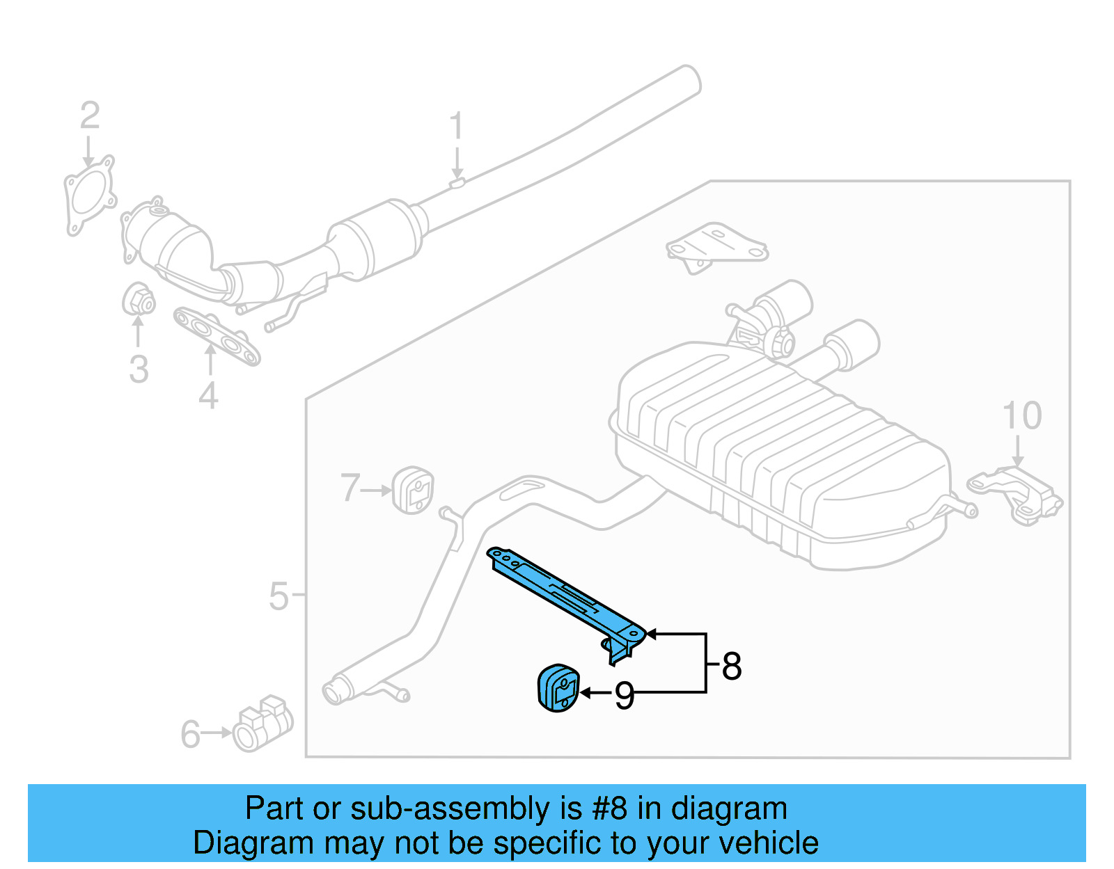 Front Bracket 1K0-253-144-AQ - View 5