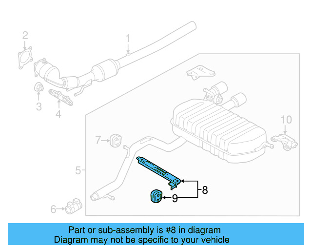 Front Bracket 1K0-253-144-AQ - View 6