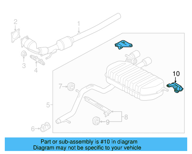 Rear Bracket 1K0-253-144-AH - View 20