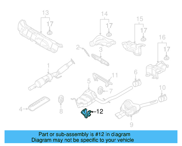 Rear Bracket 1K0-253-144-AT - View 61