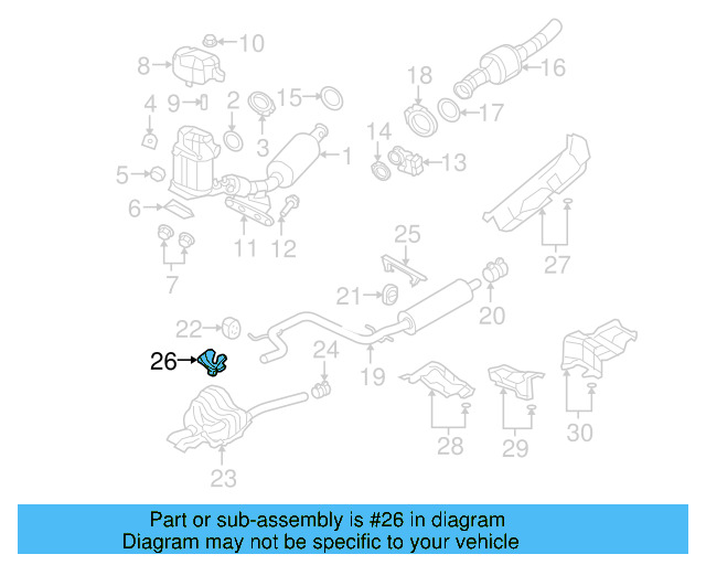 Rear Bracket 1K0-253-144-AT - View 28