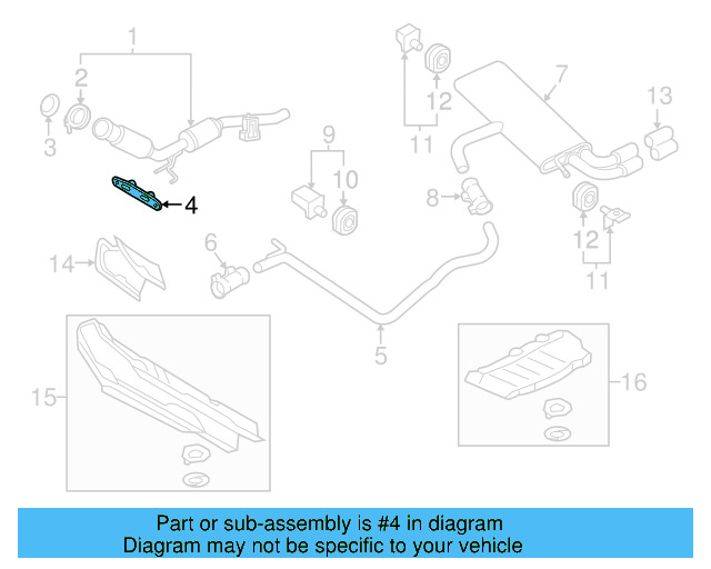 Converter & Pipe Bracket 1K0-253-144-BC - View 31