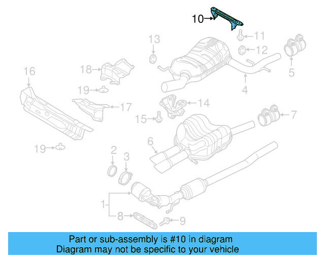 Rear Bracket 1K0-253-144-AT - View 22