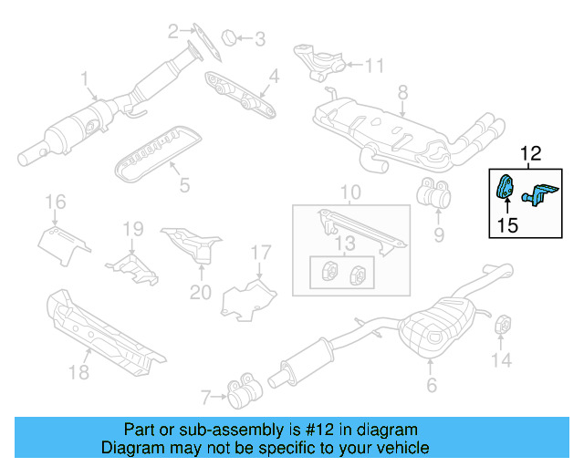 Rear Hanger 1K0-253-144-BF - View 5