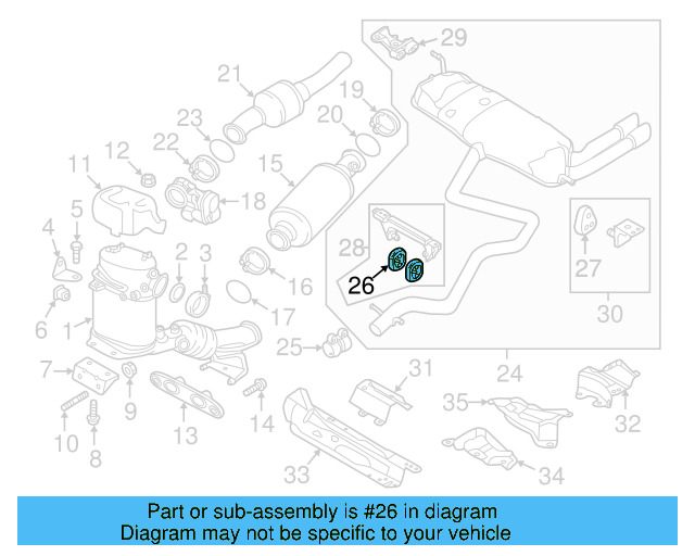 Muffler & Pipe Retainer Ring 1K0-253-147-C - View 26