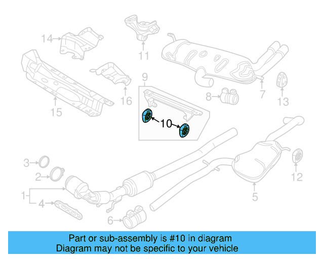 Muffler & Pipe Retainer Ring 1K0-253-147-D - View 36