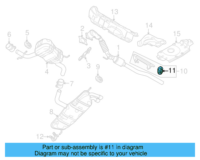 Muffler & Pipe Retainer Ring 1K0-253-147-D - View 41